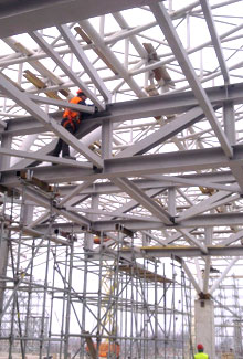 Конструкция из швеллера