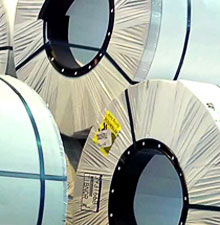 Отгрузка готовй стали Сталь Docol в рулонах